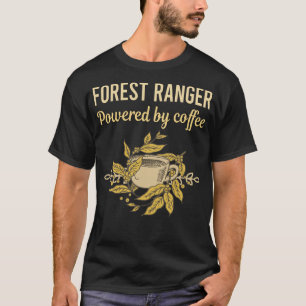 Camiseta Alimentado Por Café - Floresta Ranger