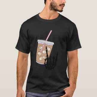 Camiseta Alimentado Por Café Forçado E Ansiedade
