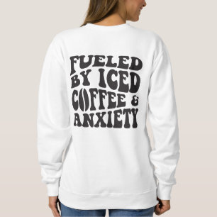 Camiseta Alimentado Por Café Forçado E Ansiedade