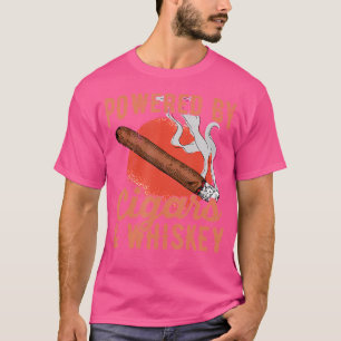 Camiseta Alimentado Por Charutos Whisky Para Um Especialist