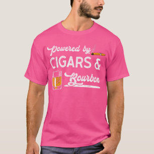 Camiseta Alimentado Por Cigarros Bourbon