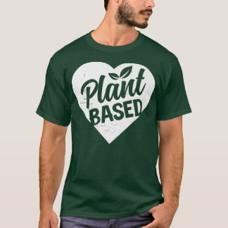 Camiseta Alimentado Por Dieta Baseada Em Plantas Vegan Life