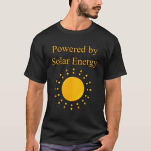 Camiseta Alimentado Por Energia Solar