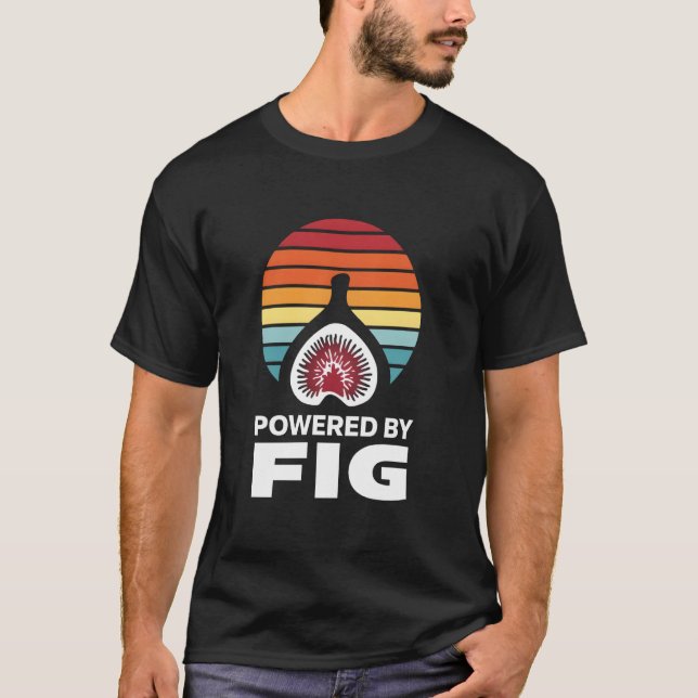 Camiseta Alimentado Por Fig (Frente)