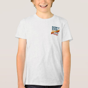 Camiseta Alimentado por Fogo