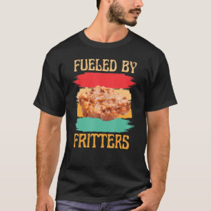 Camiseta Alimentado Por Fritters De Apple Retro Apple