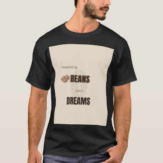 Camiseta Alimentado Por Grãos E Sonhos Amante De Café Motiv
