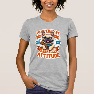 Camiseta Alimentado Por Guloseimas E Atitude Bulldog Francê