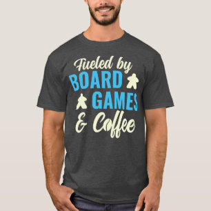 Camiseta Alimentado por Jogos de Conselho e Noite de Jogo E