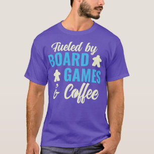 Camiseta Alimentado por Jogos de Conselho e Noite de Jogo E