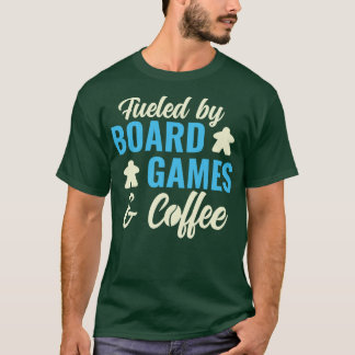 Camiseta Alimentado por Jogos de Conselho e Noite de Jogo E