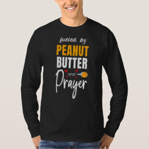 Camiseta Alimentado Por Manteiga De Amendoim E Gráfico De C
