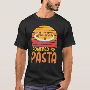 Camiseta Alimentado Por Massas Comidas Italianas Unisex Sar