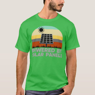 Camiseta Alimentado por painéis solares 1