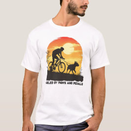 Camiseta Alimentado por patas e pedais - Bikejoring da Vint