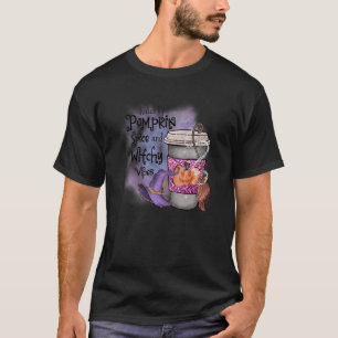 Camiseta Alimentado por picadas de abóbora e feiticeiras
