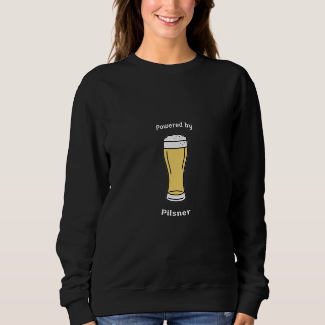 Camiseta Alimentado por Pilsner (Frente)