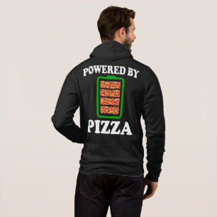 Camiseta Alimentado Por Pizza - Pizza Engraçada