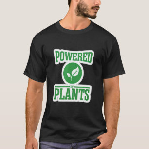 Camiseta Alimentado Por Plantas Vegan Vegetarian Green Life