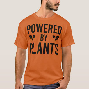 Camiseta Alimentado Por Plantas Vegetais Vegetais Vegan Wor
