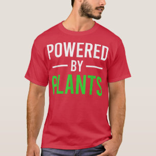 Camiseta Alimentado Por Plantas Vegetais Vegetais Vegan Wor