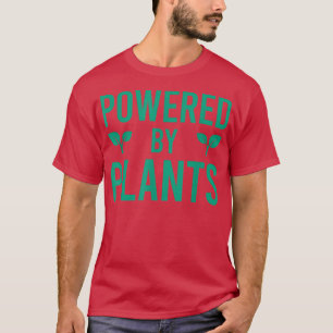 Camiseta Alimentado Por Plantas Vegetais Vegetais Vegan Wor