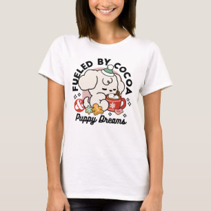 Camiseta Alimentado por Sonhos de Cacau e Cãozinho - Cachor