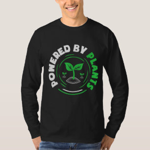 Camiseta Alimentado Por Vege De Jardim Herbivore, Funny Veg