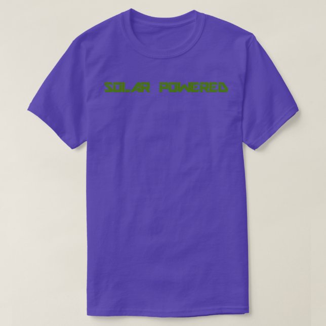 CAMISETA ALIMENTADO SOLAR 7 (Frente do Design)