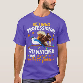 Camiseta Alimentador de Esquilo de Observador Profissional