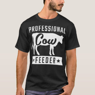 Camiseta Alimentador de Vaca Profissional para Agricultores