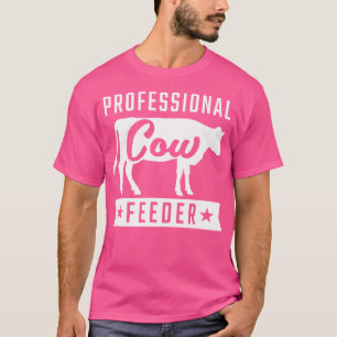 Camiseta Alimentador Profissional De Vaca Para Agricultores