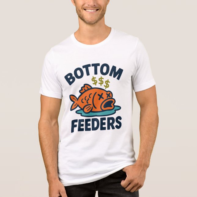 Camiseta Alimentadores de fundo (Frente)