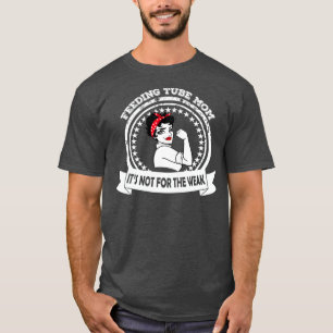 Camiseta Alimentando o tubo Mãe Sensibilizando o Suporte a