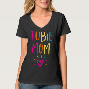 Camiseta Alimentando Tubie de Sensibilização do Tubo Mãe Ga