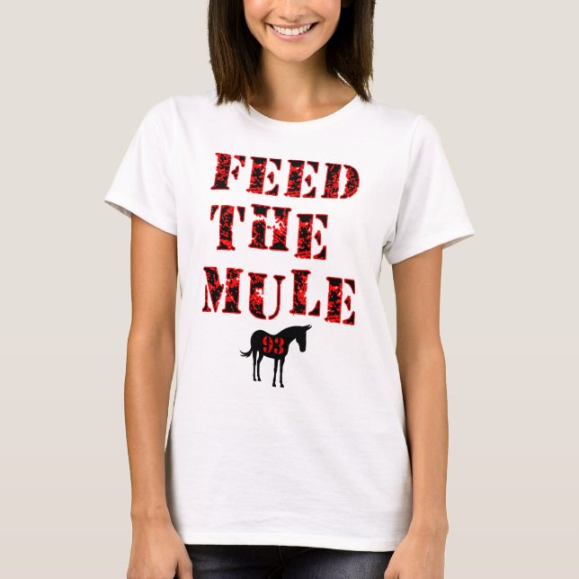 Camiseta Alimente a mula Johan Franzen (Frente)