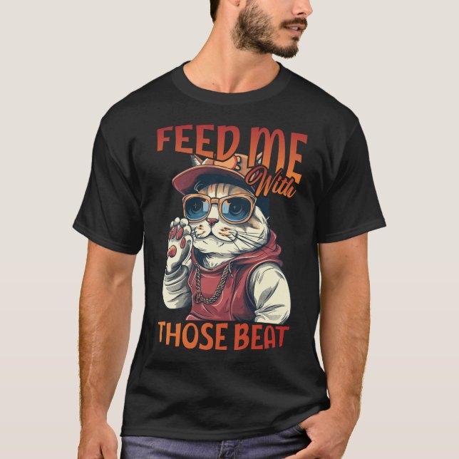 Camiseta Alimente-Me Com Aqueles Beat (Frente)