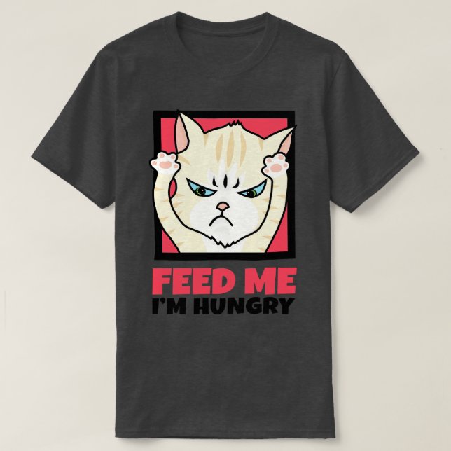 Camiseta Alimente-me com fome (Frente do Design)