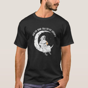 Camiseta Alimente-me e diga-me que sou assustador Cute Ha