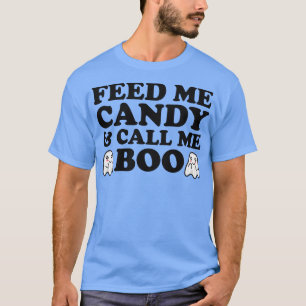 Camiseta Alimente-Me E Me Chame De Ghos Dias de as Bruxas e