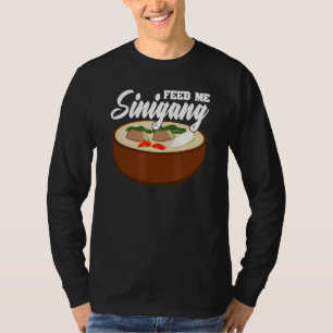 Camiseta Alimente-me Sinigang Pinoy Soup Comida Filipina Si