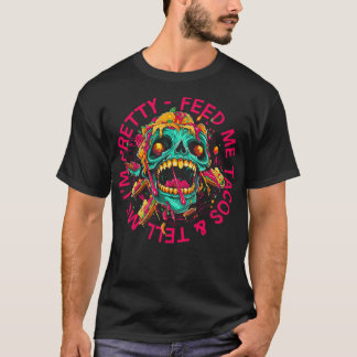 Camiseta Alimente-me Tacos Me Diga Que Sou Bonito