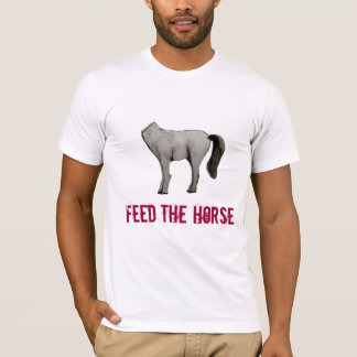 Camiseta Alimente o cavalo
