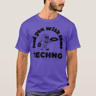 Camiseta Alimente-o com alguma TECHNO - quatro no chão
