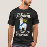 Camiseta Alimente seu Llamakah Llama Hanukkah Pajamas Chanu<br><div class="desc">Alimente seu Llamakah Llama Hanukkah Pajamas Chanukah PJs</div>