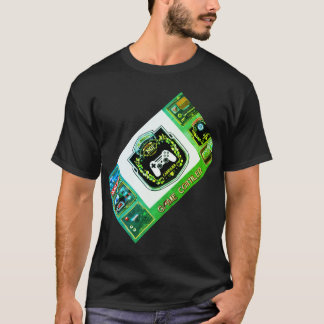 Camiseta "Alinhe seu estilo com o T-Shir de jogos do Crachá