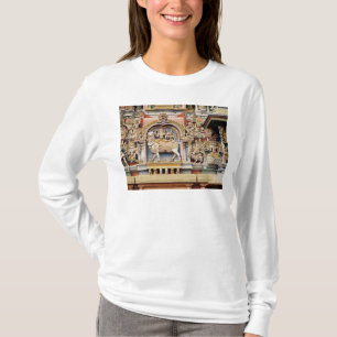 Camiseta Alivio que descreve a equitação de Shiva e de