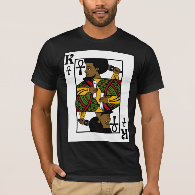 CAMISETA ALKEBULAN - O REI PRETO (Frente)