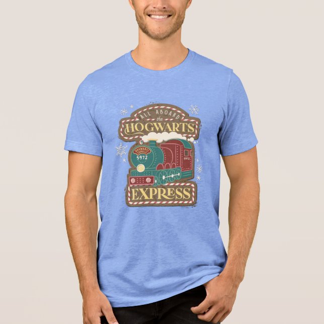 Camiseta All Aboard the HOGWARTS™ Express Christmas Cookie (Frente)