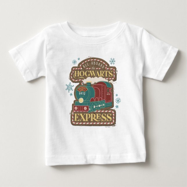 Camiseta All Aboard the HOGWARTS™ Express Christmas Cookie (Frente)